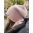 Wintermütze mit Pompon Damen (ONE SIZE) POLAND PRODUCT PV820056 EINHEITSGRÖSSE hellrosa