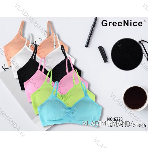 Podprsenka sportovní dorost dívčí (7-9, 10-12, 13-15) GREENICE GRE256223