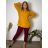 Ärmellose Jacke mit langen Ärmeln (uni sl) ITALIENISCHE Mode IMC17326 54/56/58 žlutá okrová