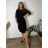 Women's Strapless Long Satin Party Dress (34-42) POLISH FASHION PMLEL24NATHALIE 42 black