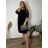 Women's Strapless Long Satin Party Dress (34-42) POLISH FASHION PMLEL24NATHALIE 42 black