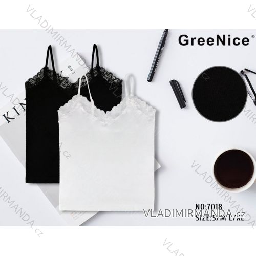 Trägerloses Damen-Crop-Top (S/M - L/XL) GREENICE GRE257018