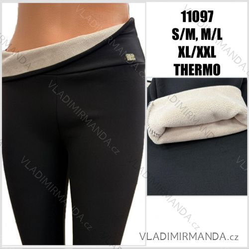 Legíny dlouhé thermo dámské nadrozměr (S/M - M/L - XL2XL) MIE2511097