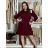 Warmes Langarm-Strickkleid für Damen (Einheitsgröße S/M) ITALIAN FASHION IMD221070