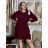 Warmes Langarm-Strickkleid für Damen (Einheitsgröße S/M) ITALIAN FASHION IMD221070