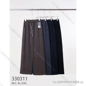 Kalhoty dlouhé dámské nadrozměr (M/L - XL/2XL) MIE25330311