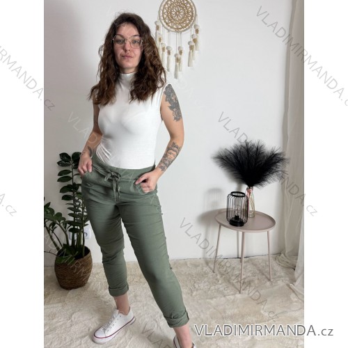 Women's Medium Length Skirt (S/M ONE SIZE) ITALIAN FASHION IMM23HG3154