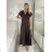 Women's Long Summer Sleeveless Dress (S/M ONE SIZE) ITALIAN FASHION IMPDY22LS16208