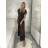 Women's Long Summer Sleeveless Dress (S/M ONE SIZE) ITALIAN FASHION IMPDY22LS16208