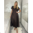 Women's Long Summer Sleeveless Dress (S/M ONE SIZE) ITALIAN FASHION IMPDY22LS16208