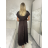 Women's Long Summer Sleeveless Dress (S/M ONE SIZE) ITALIAN FASHION IMPDY22LS16208