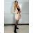 Sako dlouhý rukáv dámské (S/M ONE SIZE) ITALSKÁ MÓDA IMPDY25MDUE992043/DU petrolejová S/M