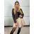 Damen-Kurzarmjacke (S/M ONE SIZE) ITALIAN FASHION IMPDY23MDUE10204 beige S / M / L