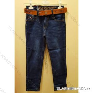 Rifle jeans v pase na knoflik dorost chlapecké  (134-164) H.L. XIANG A427