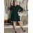 Warmes Langarm-Strickkleid für Damen (Einheitsgröße S/M) ITALIAN FASHION IMD221070