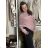 Sveter oversize šikmý dlhý rukáv dámske  (S/M/L ONE SIZE) TALIANSKA MóDA IM424509