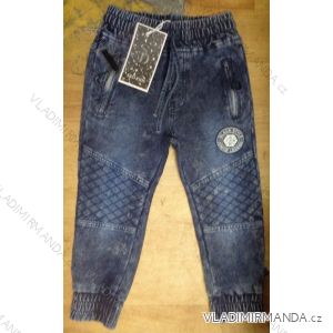Kalhoty džíny dětské dorost chlapecké (116-146) SAD KK-774