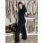 Women's denim jeans jacket (S-2xl) MOON GIRL MOG25GY1335 S black