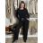 Women's denim jeans jacket (S-2xl) MOON GIRL MOG25GY1335 S black