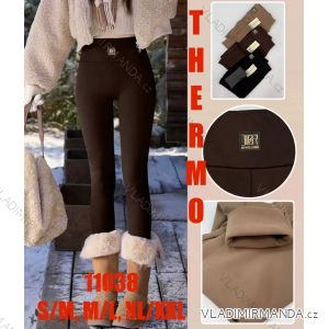 Legíny dlouhé zateplené dámské nadrozměr (S/M - M/L - XL/2XL) MIE2511038-3