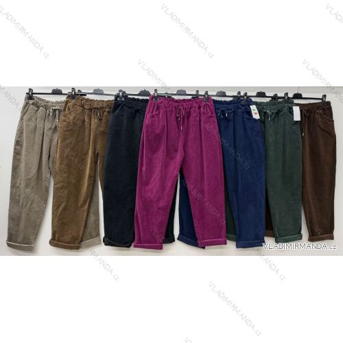 Elegant trousers with belt for women (S/M/L ONE SIZE) ITALIAN FASHION IM425057