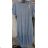 Šaty letní dámské nadrozměrné (uni xl-3xl) ITALSKá MóDA IM7171053/DR starorůžová