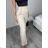 Kalhoty dlouhé dámské (XS/S/M ONE SIZE) ITALSKÁ MÓDA IMPVN258245/DU XS/S/M béžová