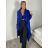 Women's long fleece coat (M / L ONE SIZE) ITALIAN FASHION IMD211105 Camel brown M / L