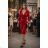 Kleid übergroße Kurzarm Damen (UNI S-L) ITALIAN FASHION IMD20187