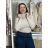 Women's Long Sleeve Knitted Turtleneck Sweater (S/M ONE SIZE) ITALIAN FASHION EXTRA ME IMM22FD9076/DR1 Red