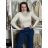 Women's Long Sleeve Knitted Turtleneck Sweater (S/M ONE SIZE) ITALIAN FASHION EXTRA ME IMM22FD9076/DR1 Red