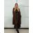 Šaty letní na ramínka dámské (S/M ONE SIZE) ITALSKÁ MÓDA IMPBB22B21841 S / M / L dunkelbraun
