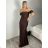 Šaty dlhé spoločenské carmen dámske (S/M ONE SIZE) TALIANSKA MÓDA IMPHD2576077