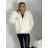 Fur coat, furry, winter, long sleeve, women's (S/M/L ONE SIZE) ITALIAN FASHION IMM259411LS/DUR M white