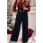 Kalhoty dlouhé elegantní dámské (S/M/L ONE SIZE) ITALSKÁ MÓDA IMD25366