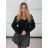 Women's oversized long sleeve thin sweater (46/48/50 ONE SIZE) ITALIAN FASHION IMC25535 S / M / L wine