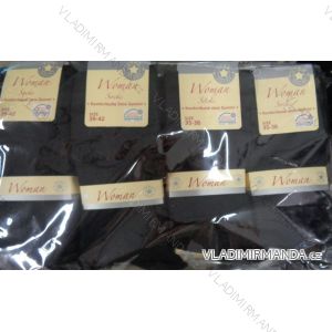 Ponožky slabé klasické dámske čiernej (35-42) VIRGIN nemecko H-3306