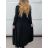 Icecool short sleeve women's tunic (XS/S/M ONE SIZE) ITALIAN FASHION IMM25M6543 S / M / L black