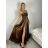 Šaty dlouhé společenské dámské (S/M ONE SIZE) ITALSKÁ MÓDA IMPHD2524106