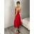 Langes Sommerhemdkleid mit Trägern für Damen (S/M/L ONE SIZE) ITALIAN FASHION IMPBB25B25107