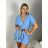 Kurzer ärmelloser Overall für Damen (S / M ONE SIZE) ITALIAN FASHION IM322205