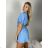 Kurzer ärmelloser Overall für Damen (S / M ONE SIZE) ITALIAN FASHION IM322205