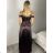 Langes Carmen-Partykleid für Damen (S/M/L EINHEITSGRÖSSE) ITALIAN FASHION IM324302