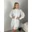 Elegant lace long sleeve women's dress (S/M/L ONE SIZE) ITALIAN FASHION IMPOC236361