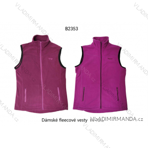 Vesta fleecová na zip bez rukávu dámská (M-2XL) WOLF B2353/KUS