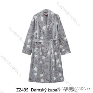 Župan dlouhý rukáv dámský (M-2XL) WOLF Z2495/KUS