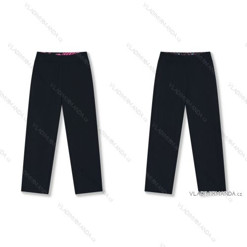 Legíny rovné s kapsami dámské nadrozměr (L-3XL) WOLF T2571B/KUS