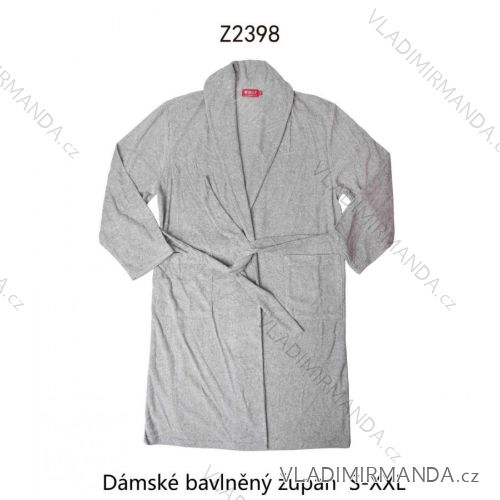 Women's cotton bathrobe (S-2XL) WOLF Z2398
