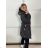 Kabát zimní s kapucí dámská LHD fashion (S-2XL) LHD-2M-231-4/DU M čierna