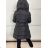 Kabát zimní s kapucí dámská LHD fashion (S-2XL) LHD-2M-231-4/DU M čierna